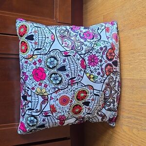 Light up Sugar Skull Pillow